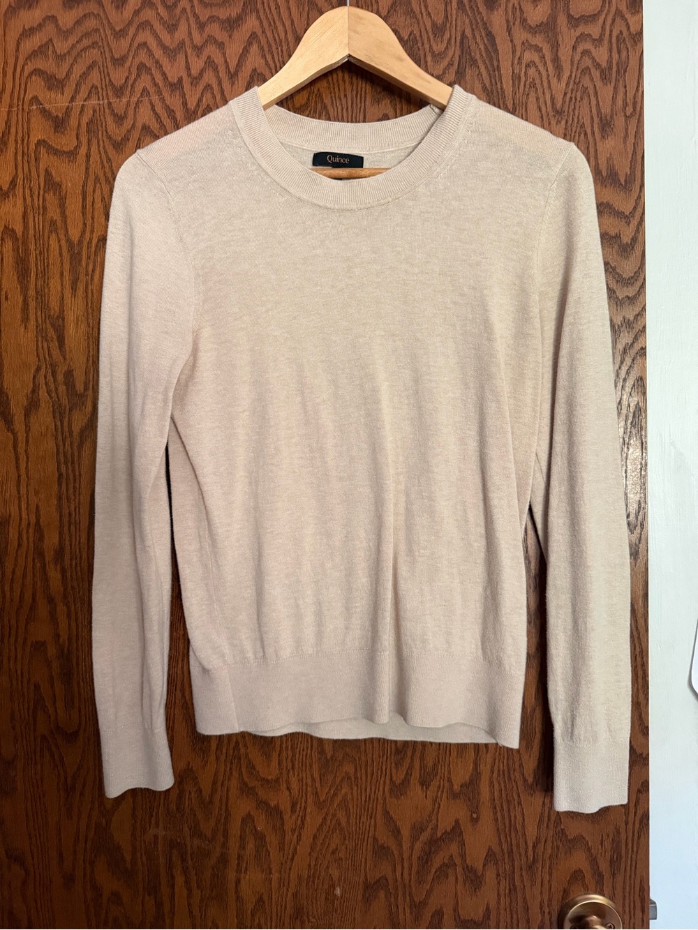 Quince Women’s cotton cashmere crew neck sweater